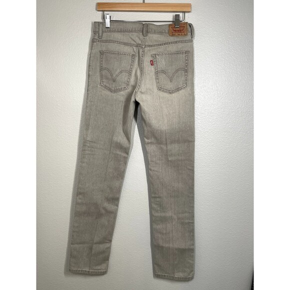 Levis 510 Skinny‎ Jeans Boys Size 18 Regular 29 X 29 Gray Wash Denim EUC - Picture 4 of 7
